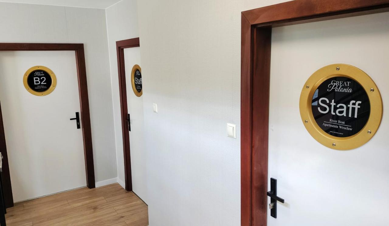 Great Polonia River Boat Apartments Βρότσλαβ Εξωτερικό φωτογραφία